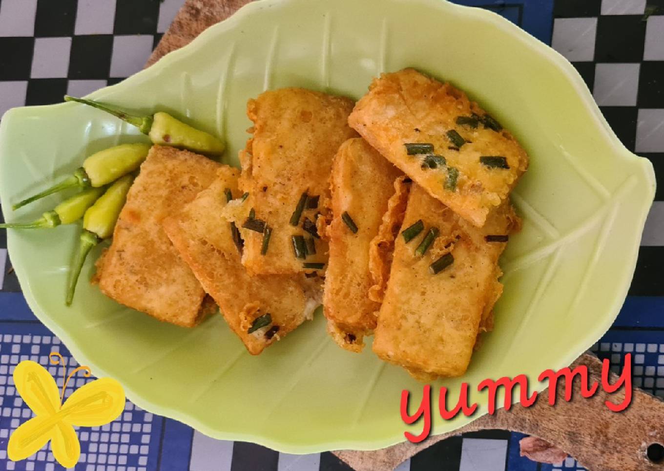 Tempe Menjes Goreng (tempe gembuk)