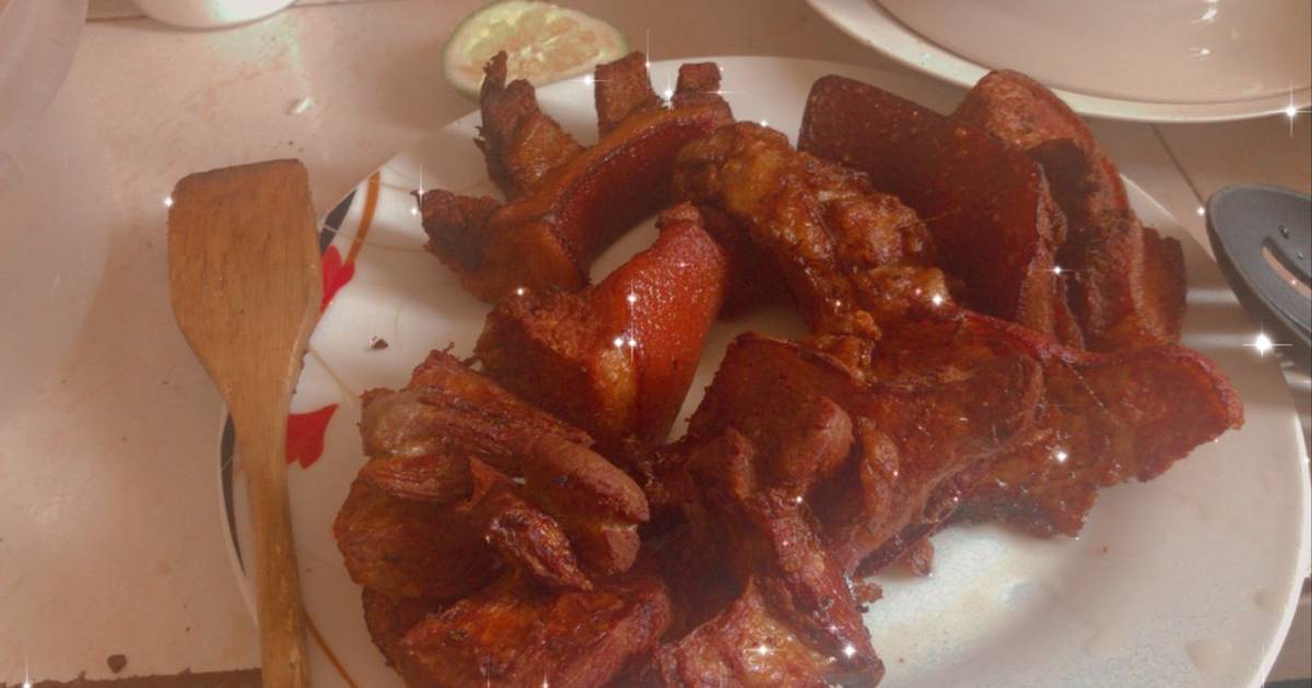 Chicharrón De Cerdo Dominicano Receta De Fressita Gr- Cookpad