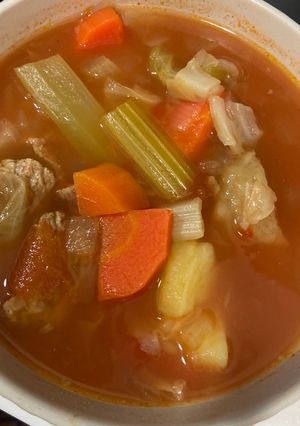 Foto resep SUP tomat sayur & buntut sapi