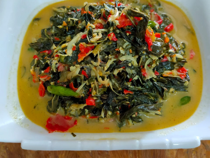 Resep Gulai Daun Singkong Teri Medan HomeMade, Lezat