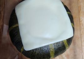 ฟักทองสังขยาอบชีส