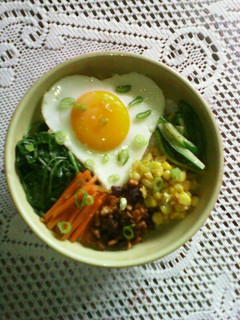 Foto resep Bibimbap Korea ala Vey