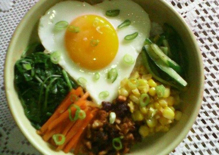 Resep Bibimbap Korea ala Vey, Bisa Manjain Lidah