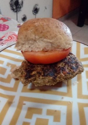 Una foto de Hamburguesas de berenjena