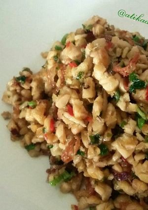 Foto resep Orak Arik Tempe Ebi Pedas 😍