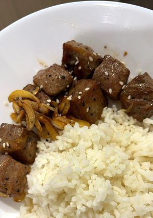 Foto resep Garlic Butter Saikoro Rice