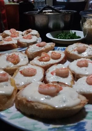 Foto resep Bruscheta udang mayonaise ala Bekasi