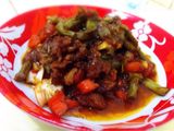 Oseng Vegie Daging Sapi Hitam