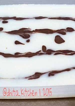 Foto resep Puding Marmer Roti Tawar
