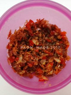 Foto resep Sambel embe ala paon_made