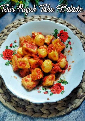 Foto resep Telur Puyuh Tahu Balado