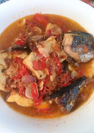 Foto resep 23. Sarden Salmon dan Tahu
