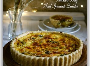 Foto resep Quiche Smoked Beef & Spinach