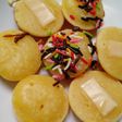 Kue cubit kental manis no mixer