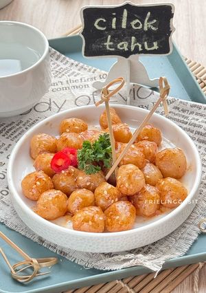 Foto resep Cilok Tahu Saus Gochujang