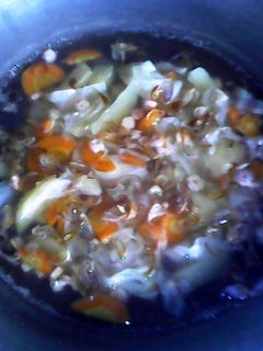 Foto resep sop udang sayuran