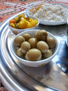 عکسی از دستور ترشی گوجه سبز
