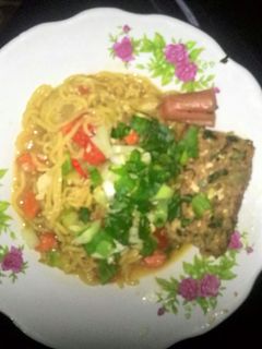 Foto resep mie tek tek