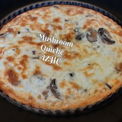 A picture of 🥧🍄Mushroom Quiche 🍄🥧.