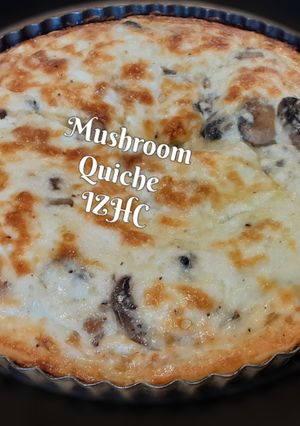 A picture of 🥧🍄Mushroom Quiche 🍄🥧.