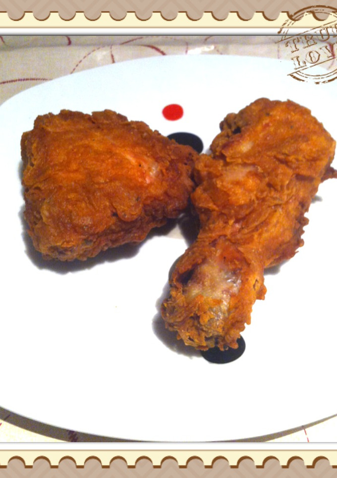 Una foto de Pollo estilo KFC