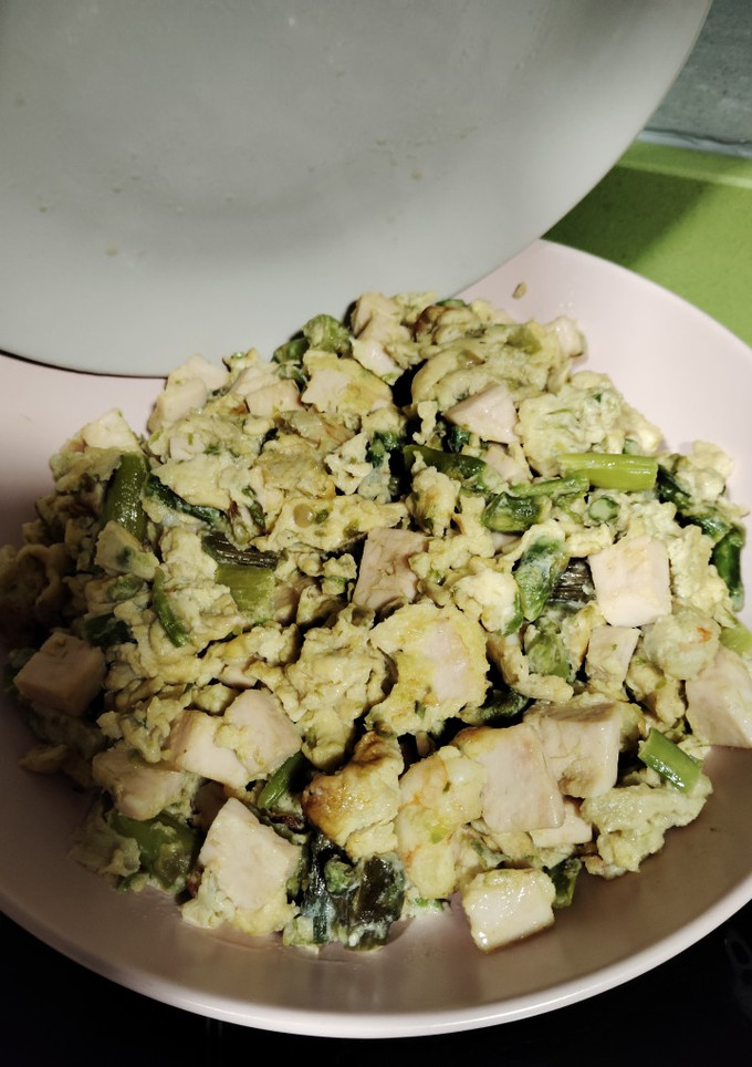 Una foto de Revuelto de espárragos Thermomix