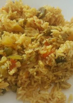 A picture of Vegetable Pulao.