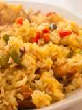Arroz basmati con salsa asiática