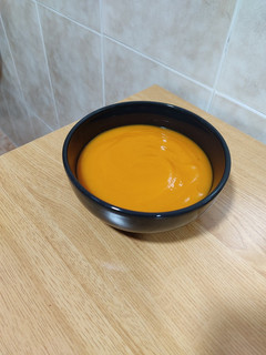 Una foto de Crema de zanahoria en olla express