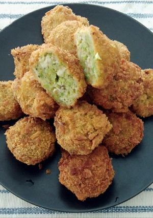 รูปของ Croquette Broccoli คร็อกเก้ บร็อคโคลี่