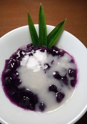 Foto resep Bubur Ubi/Telo Ungu