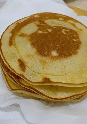 Foto resep Pancake / Panekuk mudah enak tanpa telur