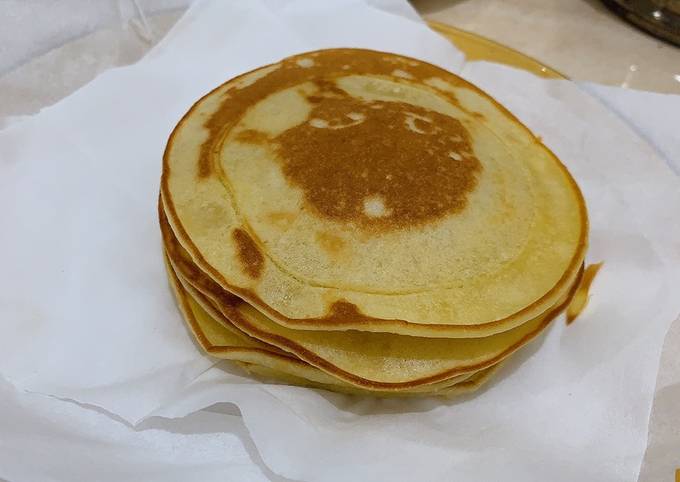 Pancake / Panekuk mudah enak tanpa telur