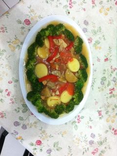 Foto resep Brokoli Tofu saus tiram