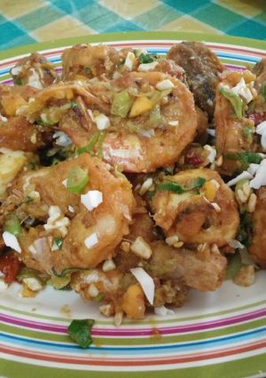 Foto resep Udang Telor Asin Quickie
