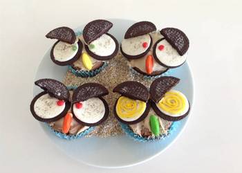 Fresh, Make Recipe Owl cupcakes with Oreos for Halloween Delicious Perfect