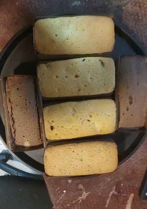Una foto de Budín navideño