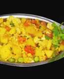 Cauliflower and veg stir-fry