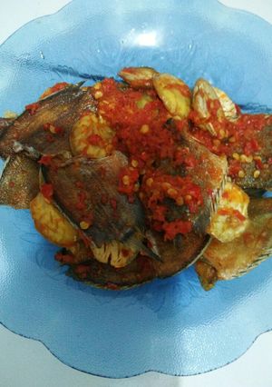 Foto resep 10. Sambalado jengkol dan ikan asin sepat😘