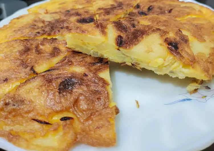 Resep Baru Telur Dadar Kentang Keju Spanyol /Spanish Omelette 🇪🇦🥚🥔🧀🧅 Lezat Mantap