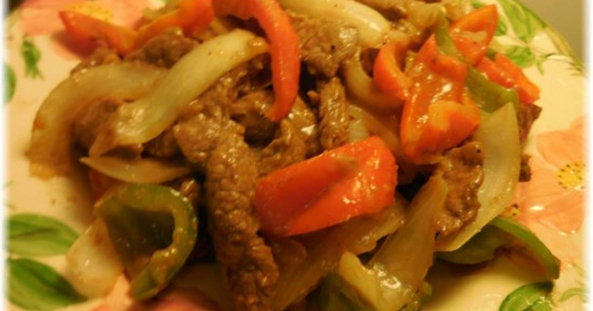 Beef Strips, Pepper Steak Recipe by Nana - Cookpad