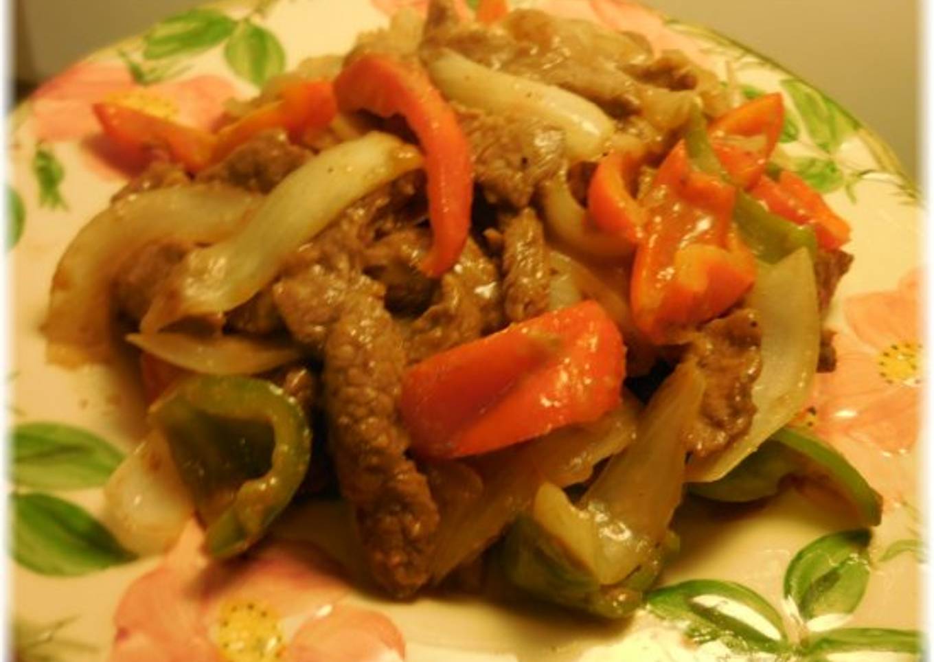 Beef Strips, Pepper Steak