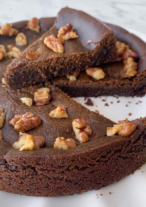 Una foto de 🍫 Brownie de porotos negros 🍫