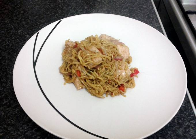 Recipe of Jamie Oliver Singapore Chicken Stir Fry