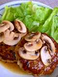 Licetta light💚Hamburger con tofu e funghi champignon