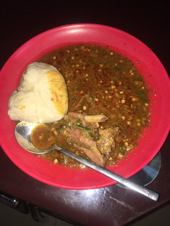 A picture of Semovita tuwo🍚.