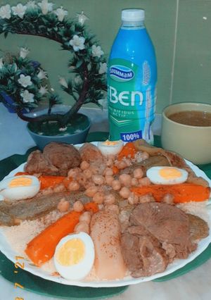 صورة لوصفة كسكس العيد
