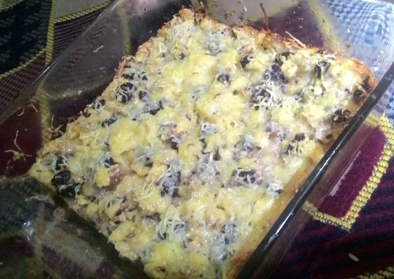 Puding roti gandum