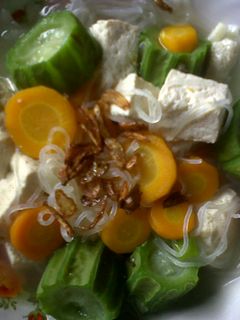 Foto resep Sup Tahu Oyong Mie Sohun 