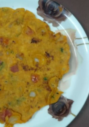 A picture of Besan Chilla.